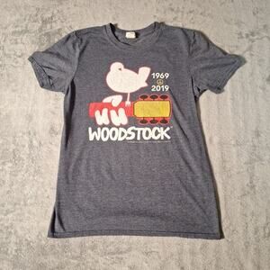 Woodstock 50 Year Anniversary Shirt Official 2019 Woodstock Ventures Shirt Small